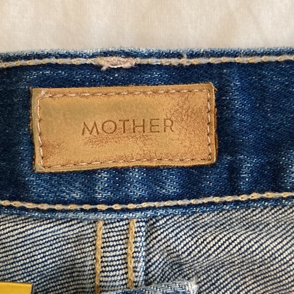MOTHER jeans The Saint Straight Leg Violets are Blue wash, high rise, Size 26 - Picture 7 of 15